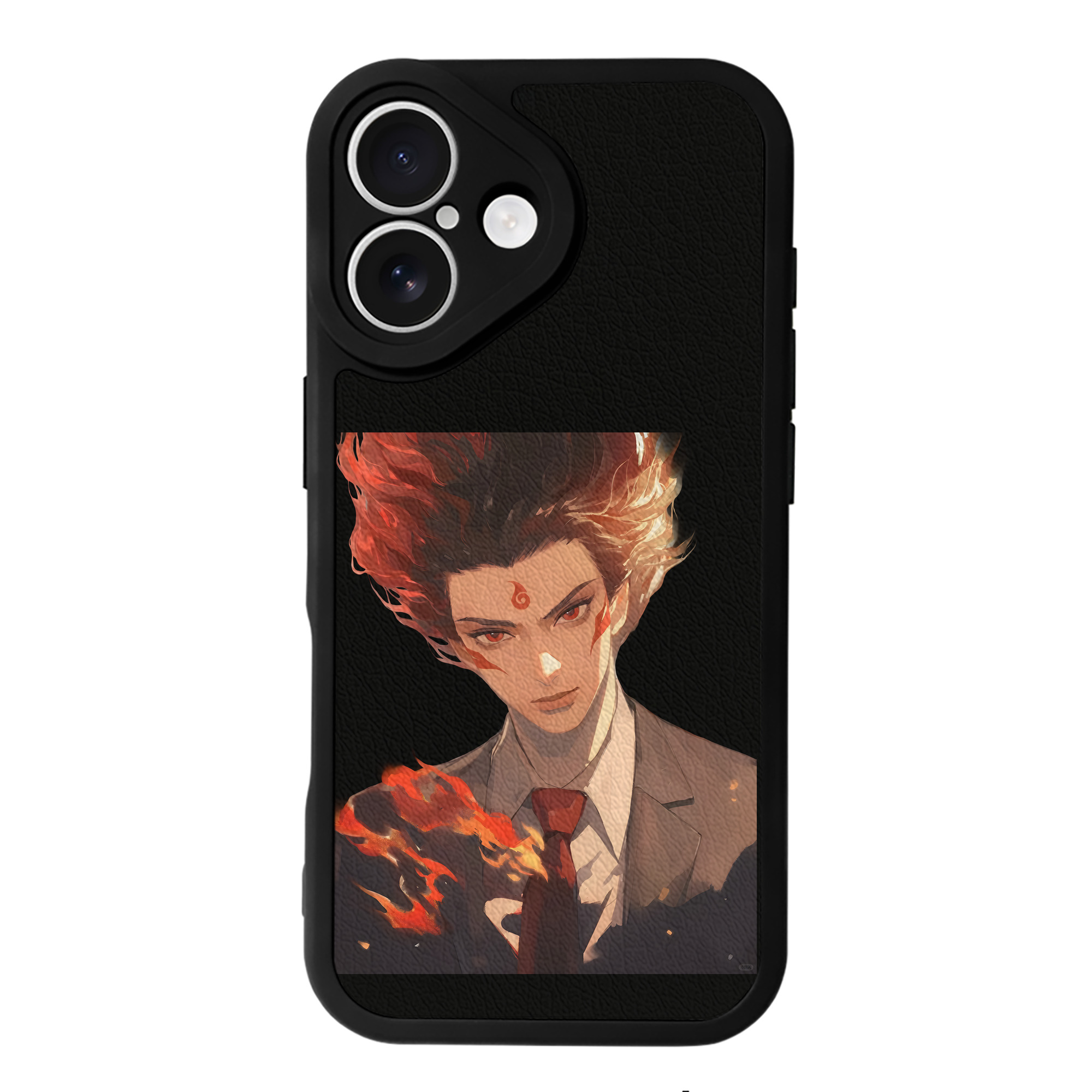 （画像用） Ne Zha 2 ナタ 魔童の大暴れ 【iPhone 16シリーズ対応】シリコンスマホケース（レザー調） 材質：シリコン